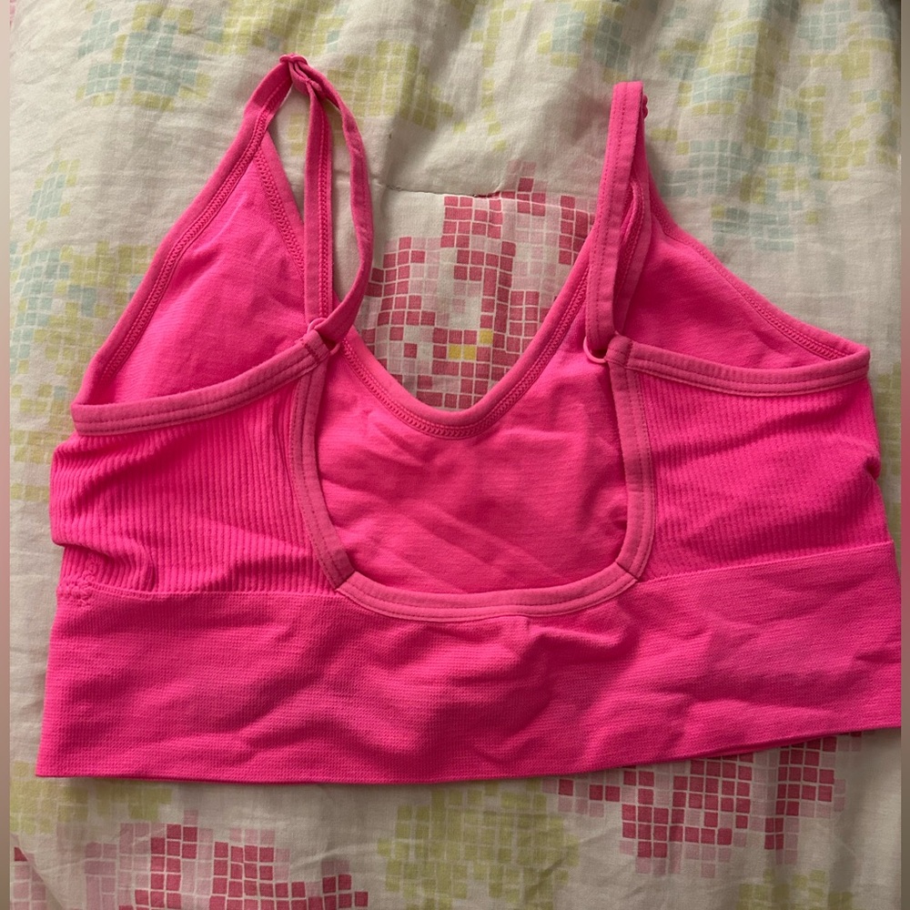 Pink Workout bra